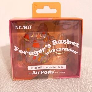 NWT - Mushrooms Softshell Protective AirPods 1 2 Case